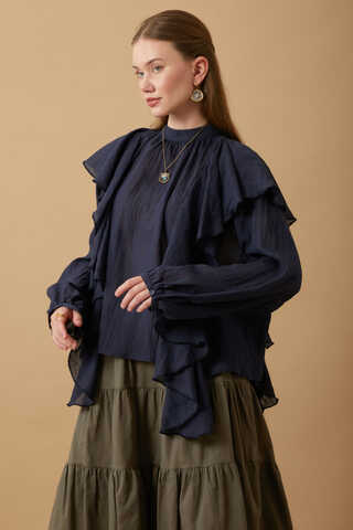 Volanlı Blouse Stone - 6