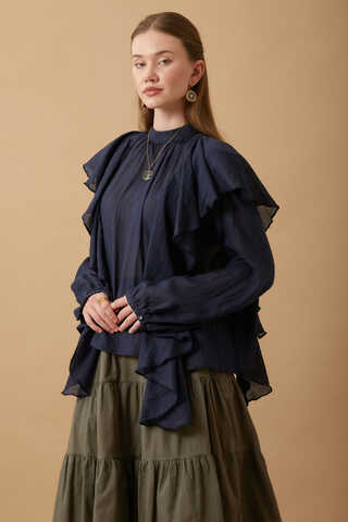 Volanlı Blouse Stone - 7