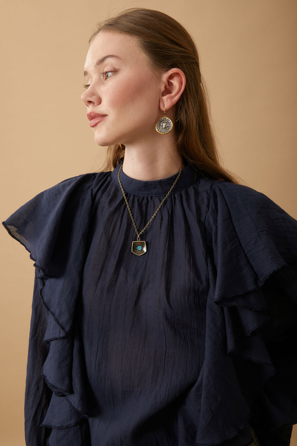 Volanlı Blouse Stone - 10