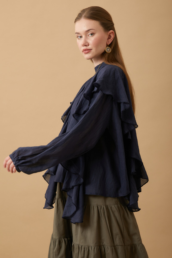 Volanlı Blouse Stone - 5