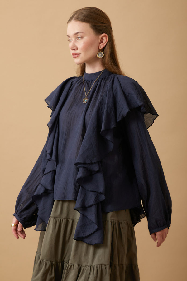 Volanlı Blouse Stone - 3