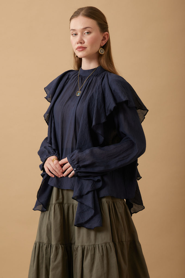 Volanlı Blouse Stone - 7