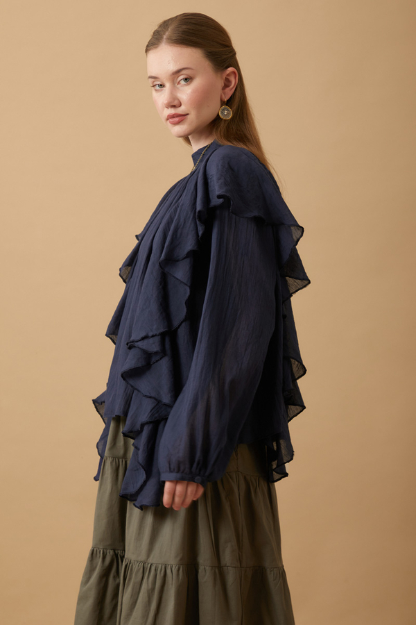 Volanlı Blouse Stone - 8