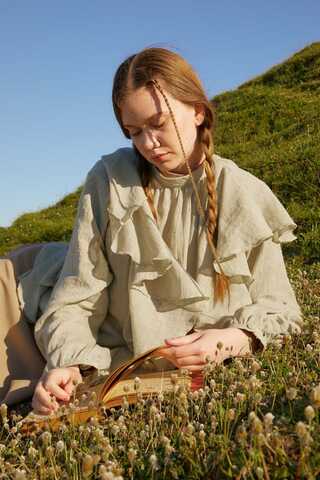 Volanlı Bluz Taş - 8