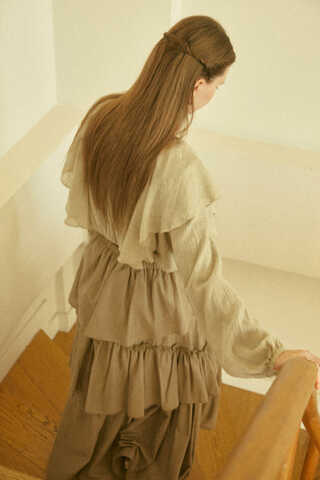 Volanlı Bluz Taş - 5