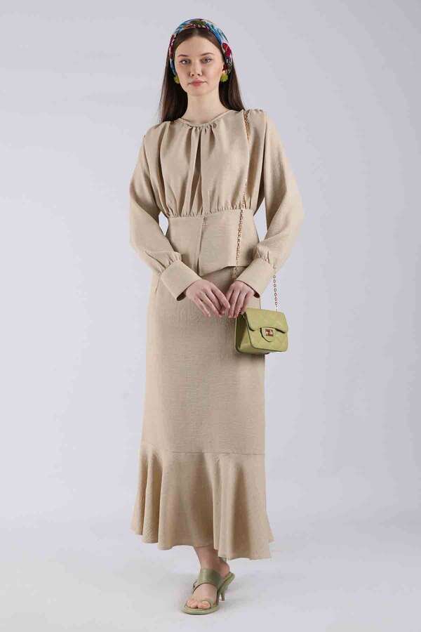 Volanlı Etek Takım Taş 