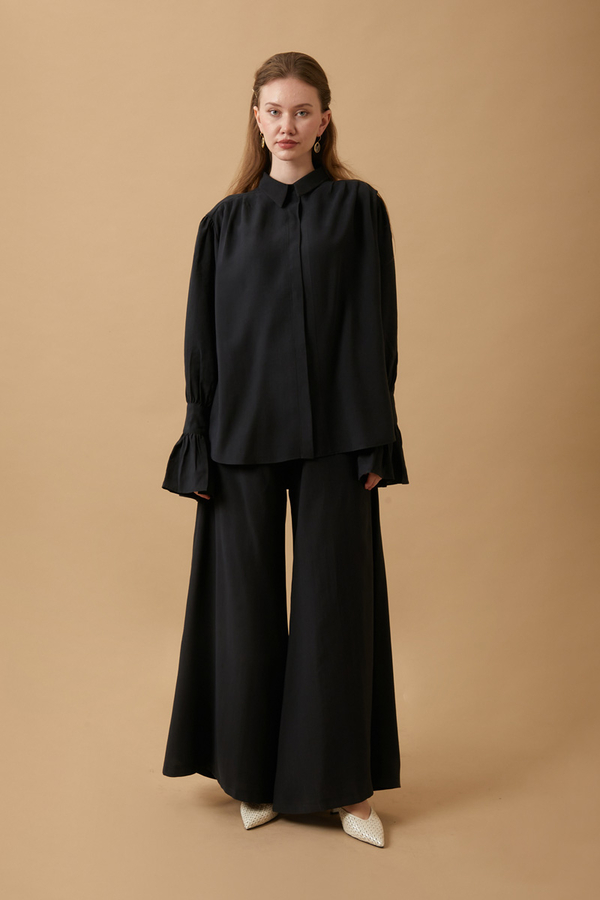 Volanlı Salaş Takım Siyah - 1