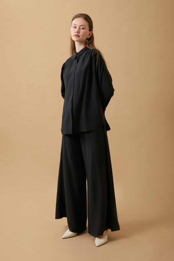 Volanlı Salaş Takım Siyah - 3