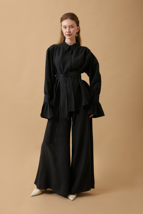 Volanlı Salaş Takım Siyah - 6