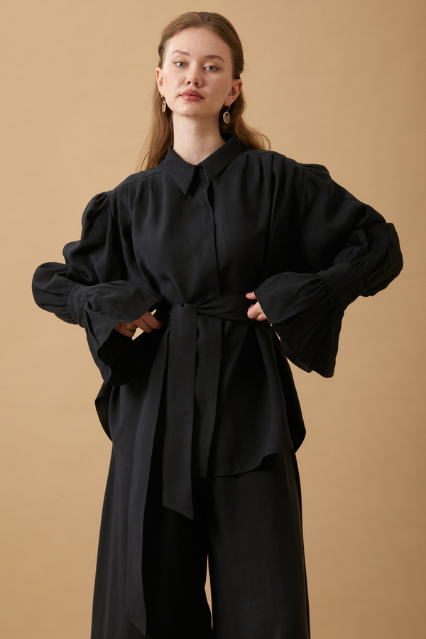 Volanlı Salaş Takım Siyah - 7