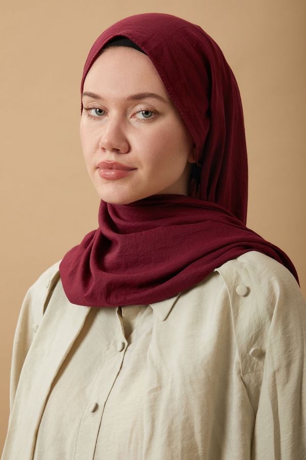 Vual Şal Bordo - 4