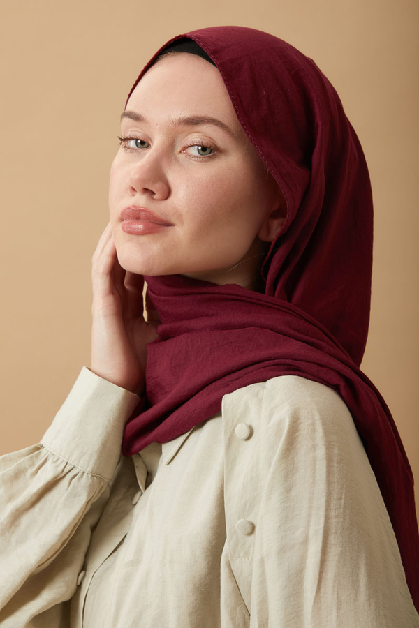 Vual Şal Bordo - 5