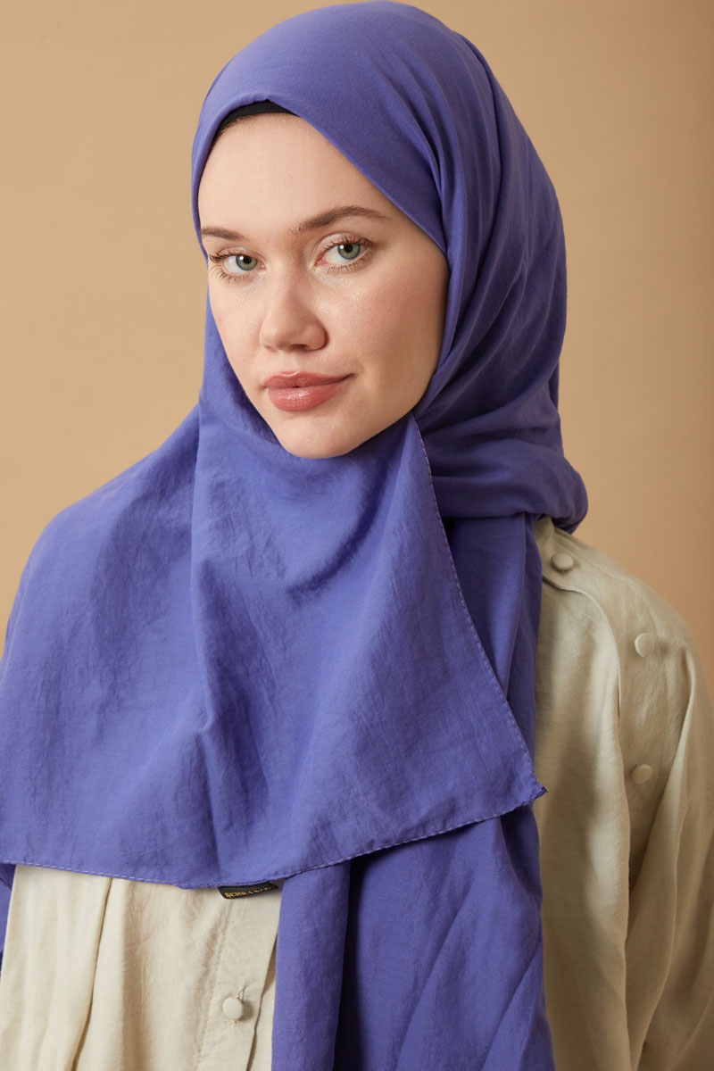 Vual Şal Koyu Mavi