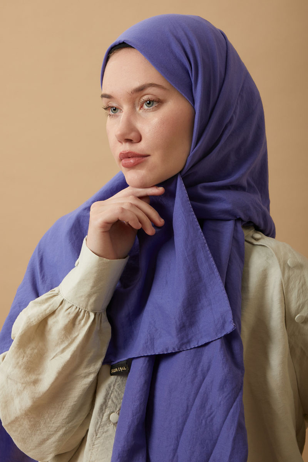 Vual Şal Koyu Mavi - 2