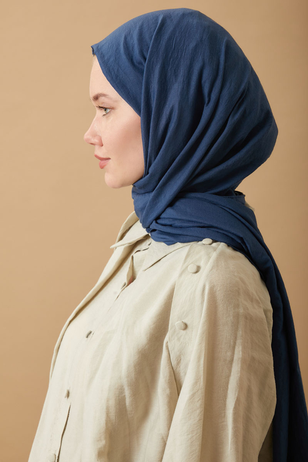 Vual Şal Lacivert - 2