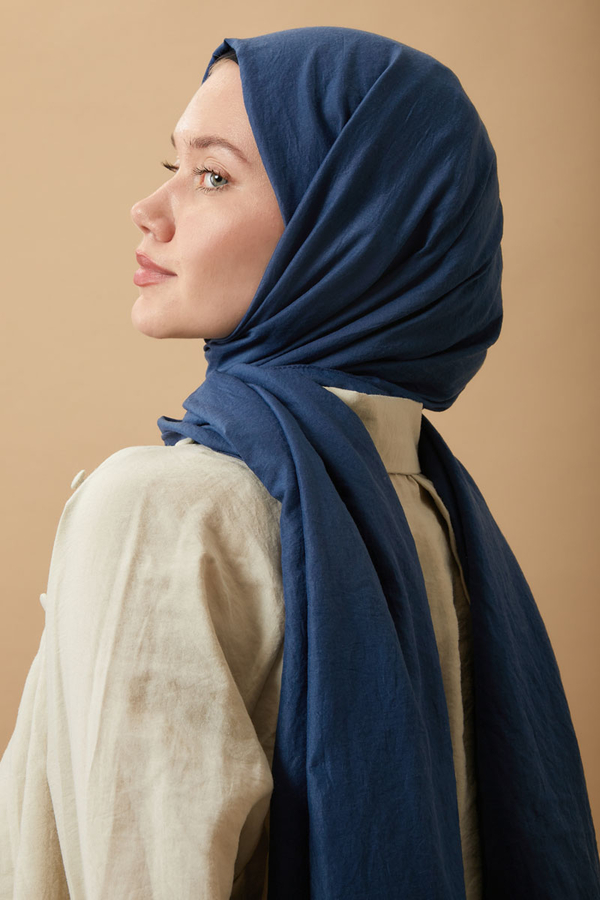 Vual Şal Lacivert - 5
