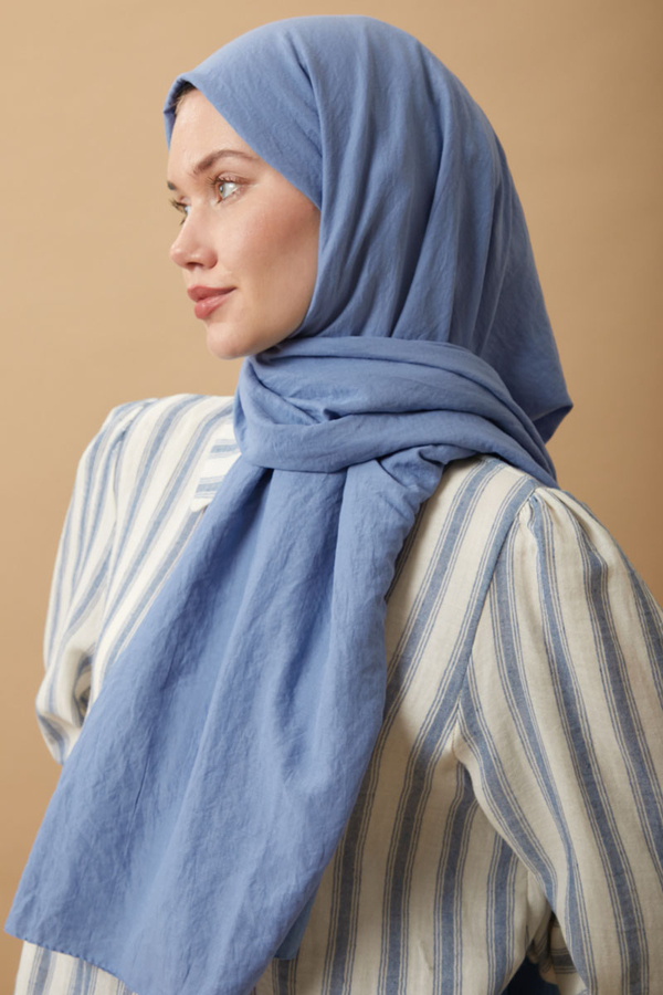 Vual Şal Soft Mavi - 3