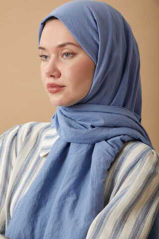 Vual Şal Soft Mavi - 4