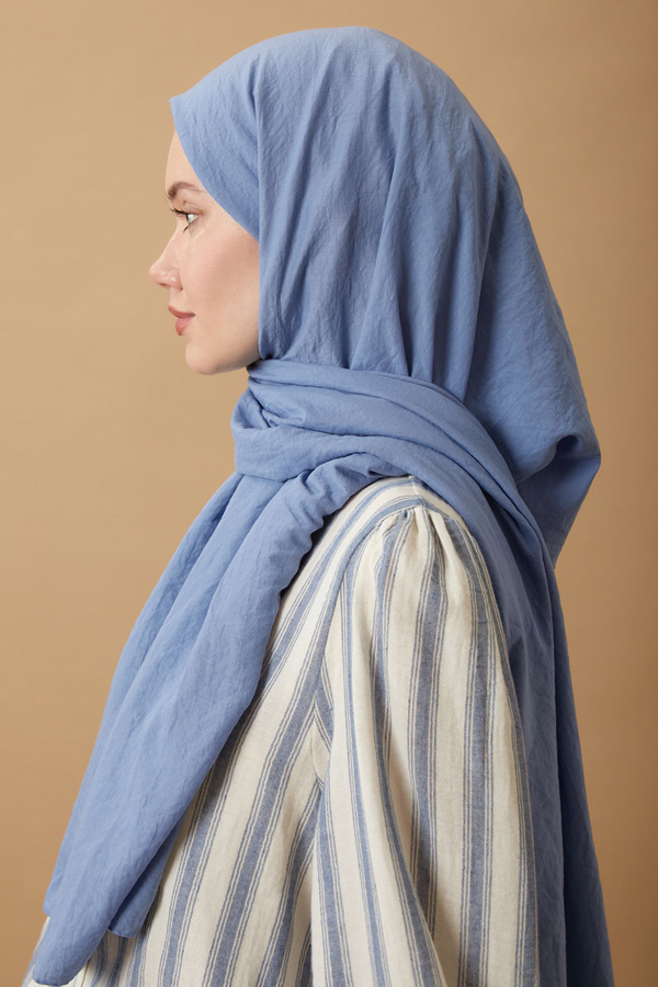 Vual Şal Soft Mavi - 6