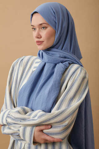 Vual Şal Soft Mavi - 7