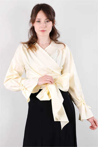 Connected Crop Shirt Lemon - 1