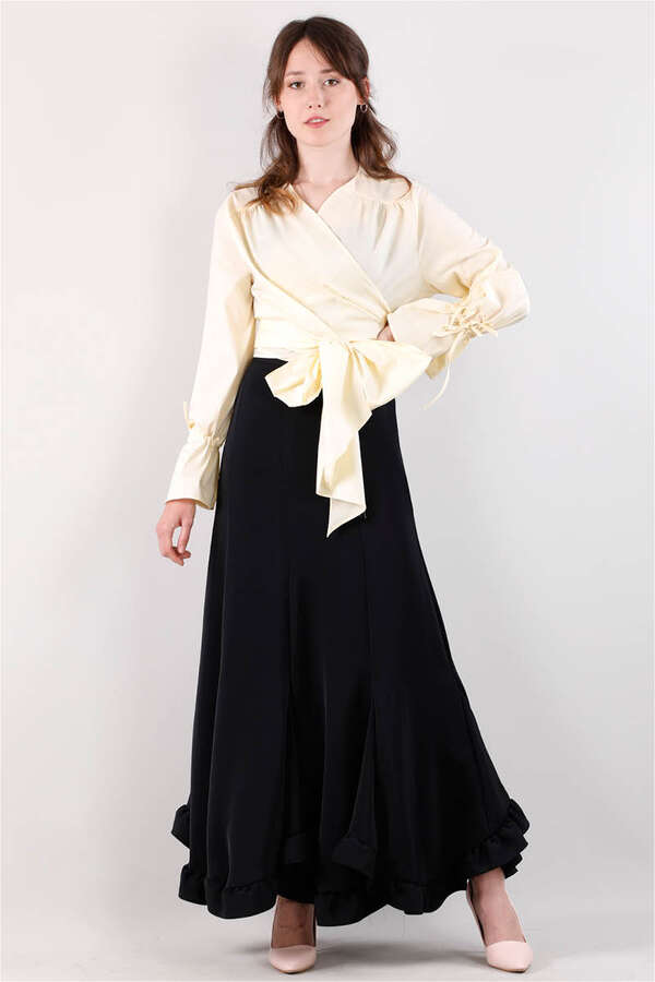 Connected Crop Shirt Lemon - 2