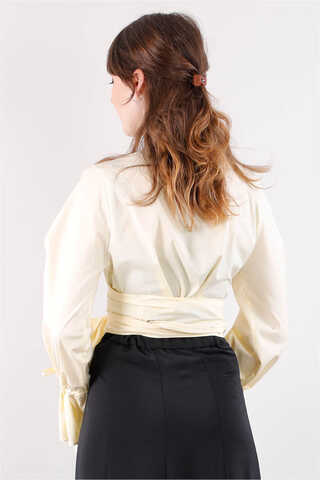 Connected Crop Shirt Lemon - 3
