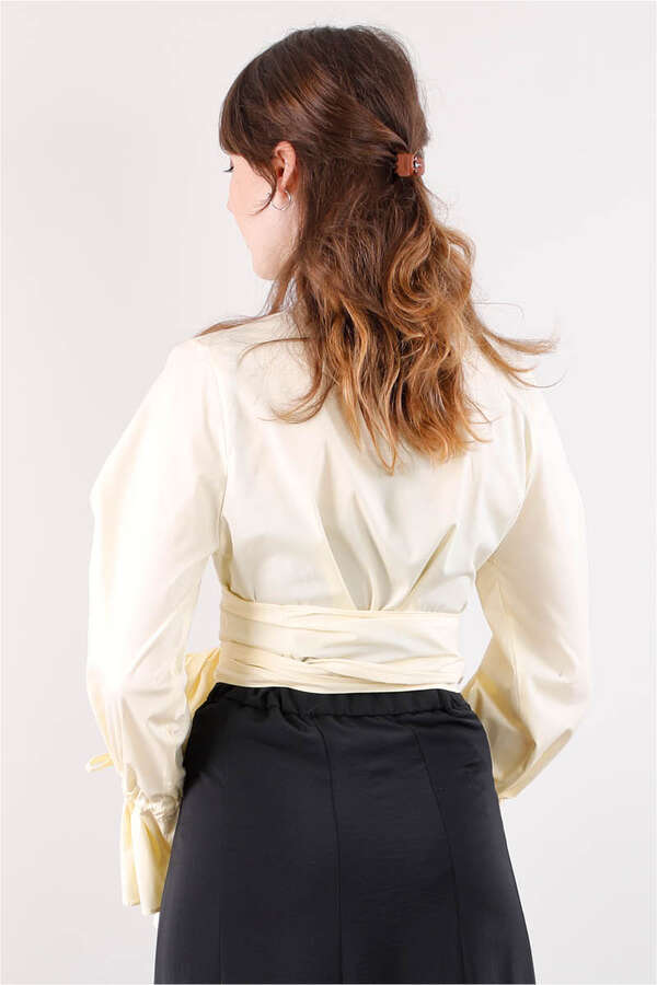 Connected Crop Shirt Lemon - 3