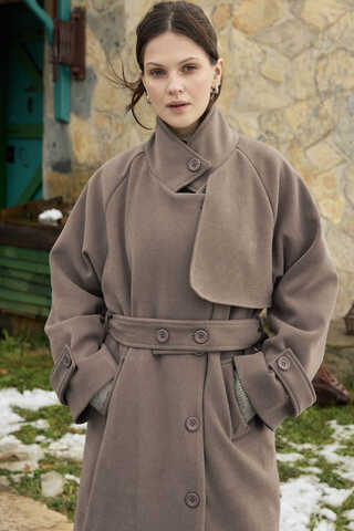 Wind Flap Premium Coat Mink - 1