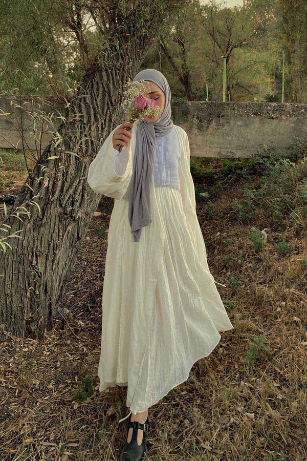 Wrap Linen Kimono White - 4