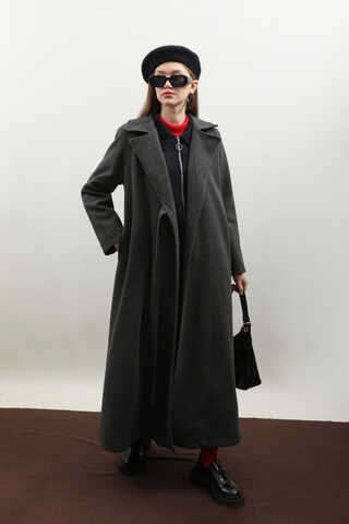 Yandan Bağlamalı Kaban Antrasit - 2