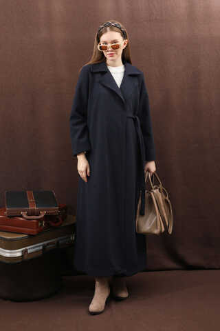 Yandan Bağlamalı Kaban Lacivert - 13