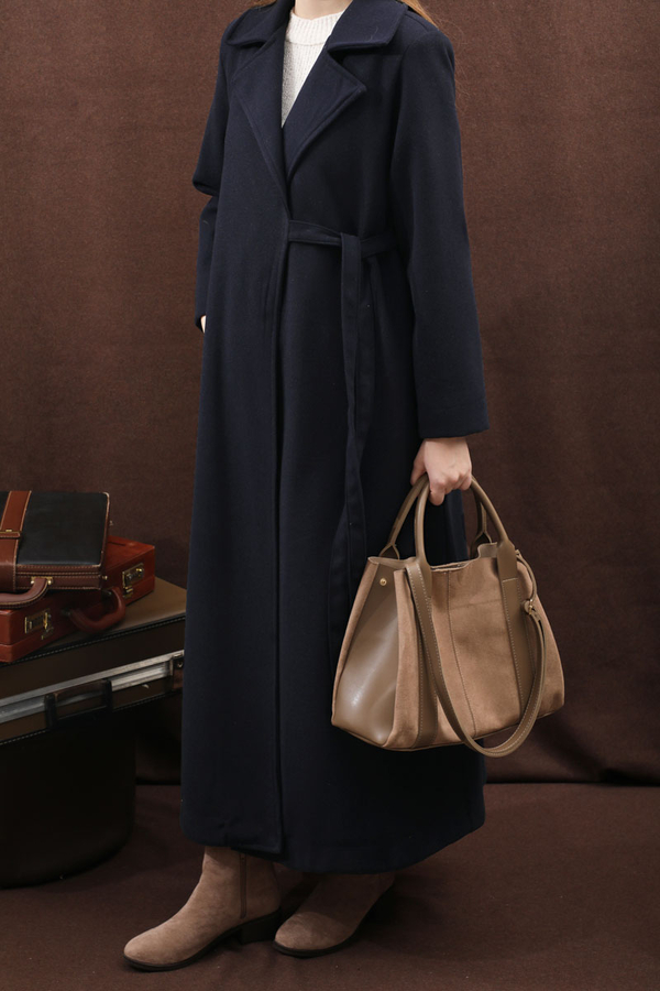 Yandan Bağlamalı Kaban Lacivert - 10