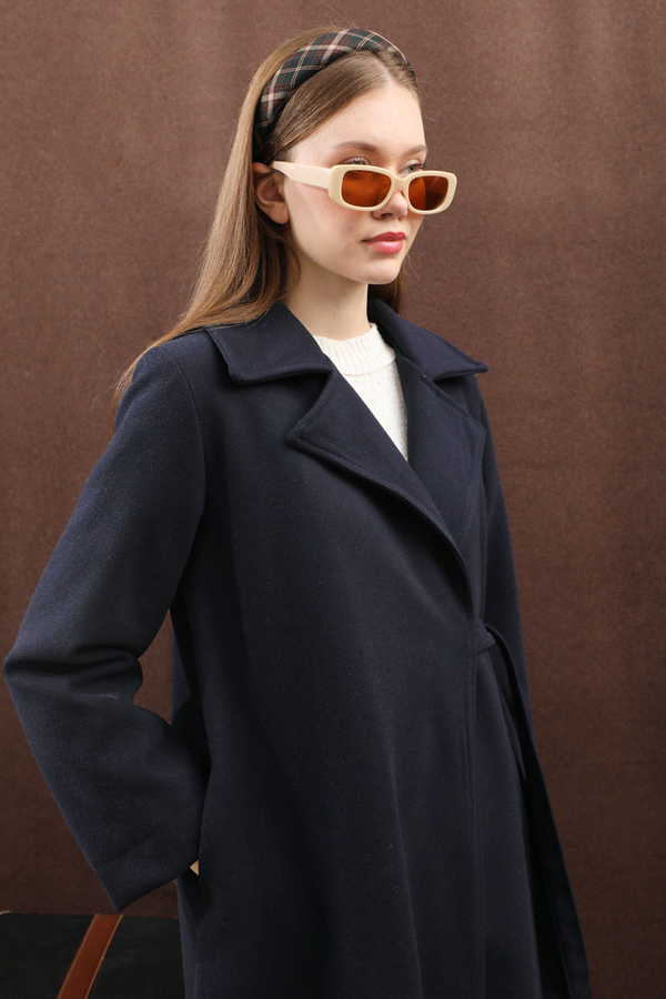 Yandan Bağlamalı Kaban Lacivert - 15