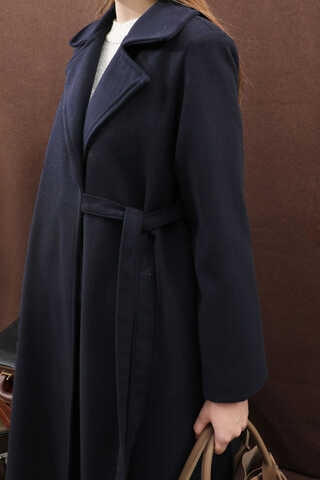 Yandan Bağlamalı Kaban Lacivert - 17