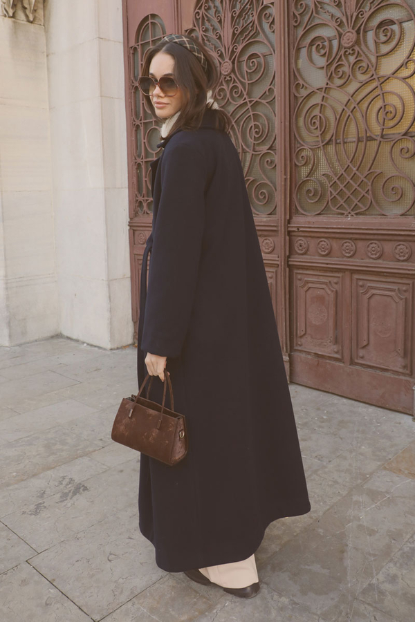 Yandan Bağlamalı Kaban Lacivert - 9