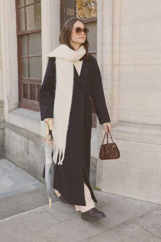 Yandan Bağlamalı Kaban Lacivert - 5