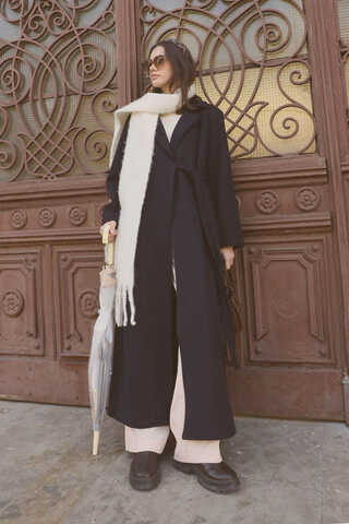 Yandan Bağlamalı Kaban Lacivert - 1