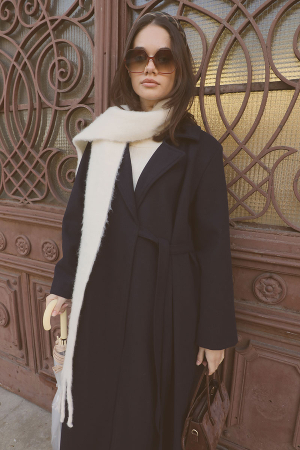 Yandan Bağlamalı Kaban Lacivert - 2