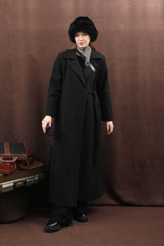 Yandan Bağlamalı Kaban Siyah - 12