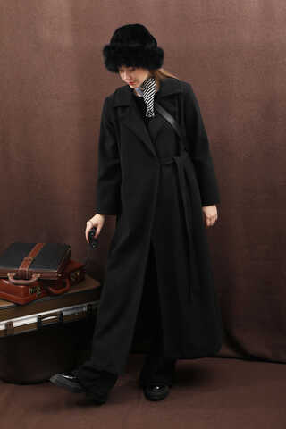 Yandan Bağlamalı Kaban Siyah - 14