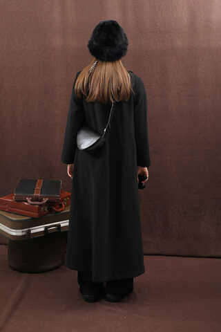 Yandan Bağlamalı Kaban Siyah - 18