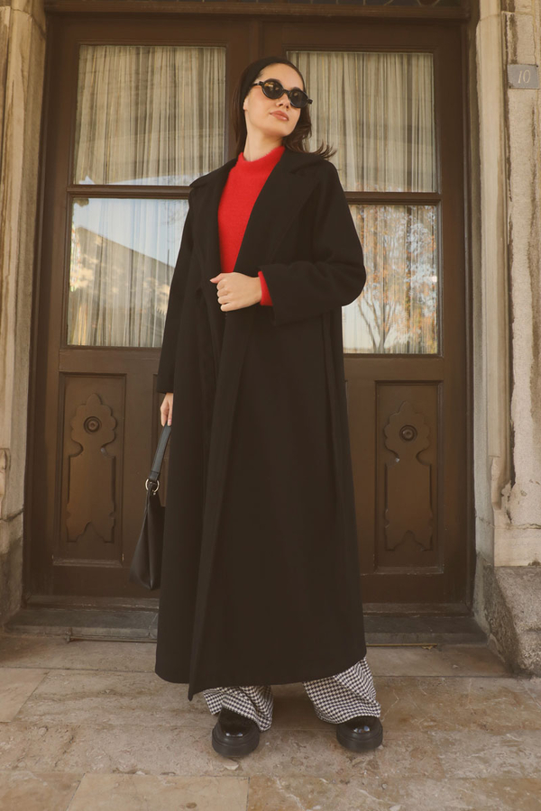 Yandan Bağlamalı Kaban Siyah - 5