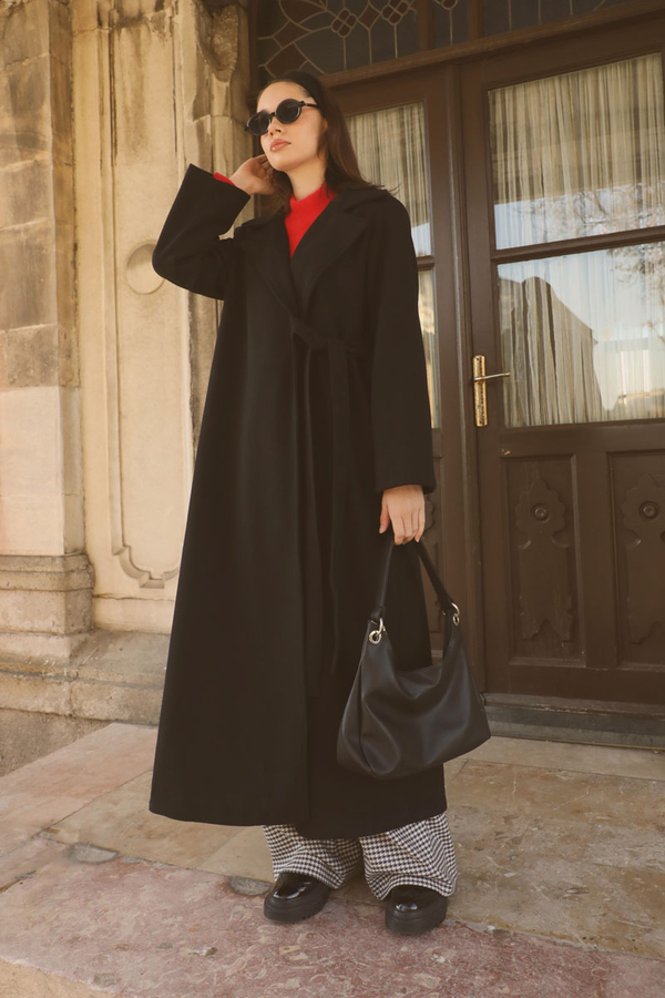 Yandan Bağlamalı Kaban Siyah - 1