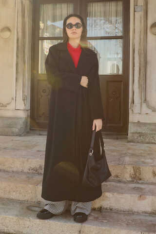 Yandan Bağlamalı Kaban Siyah - 2