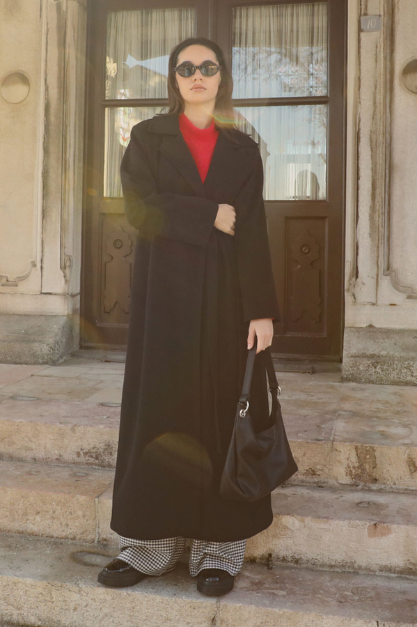 Yandan Bağlamalı Kaban Siyah - 2