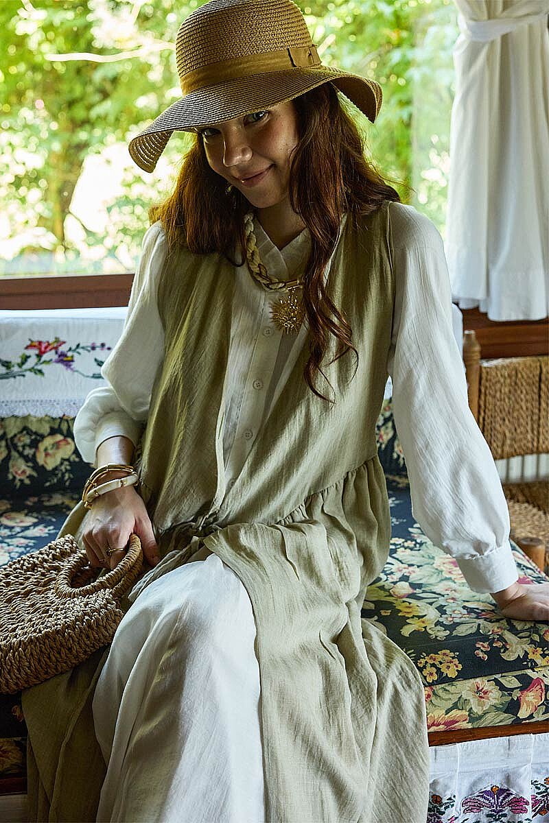 Yandan Bağlamalı Kruvaze Jile Taş - 2