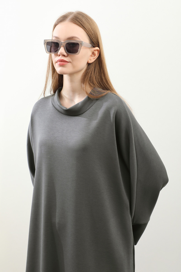 Yandan Yırtmaçlı Uzun Takım Antrasit - 5