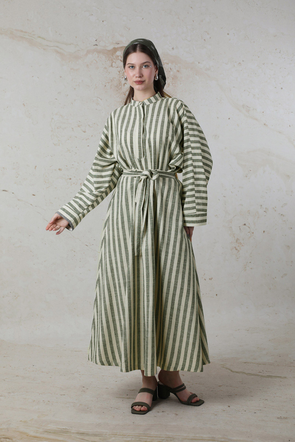 Yarasa Kol Keten Takım Haki - 1