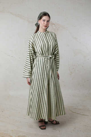 Yarasa Kol Keten Takım Haki - 3